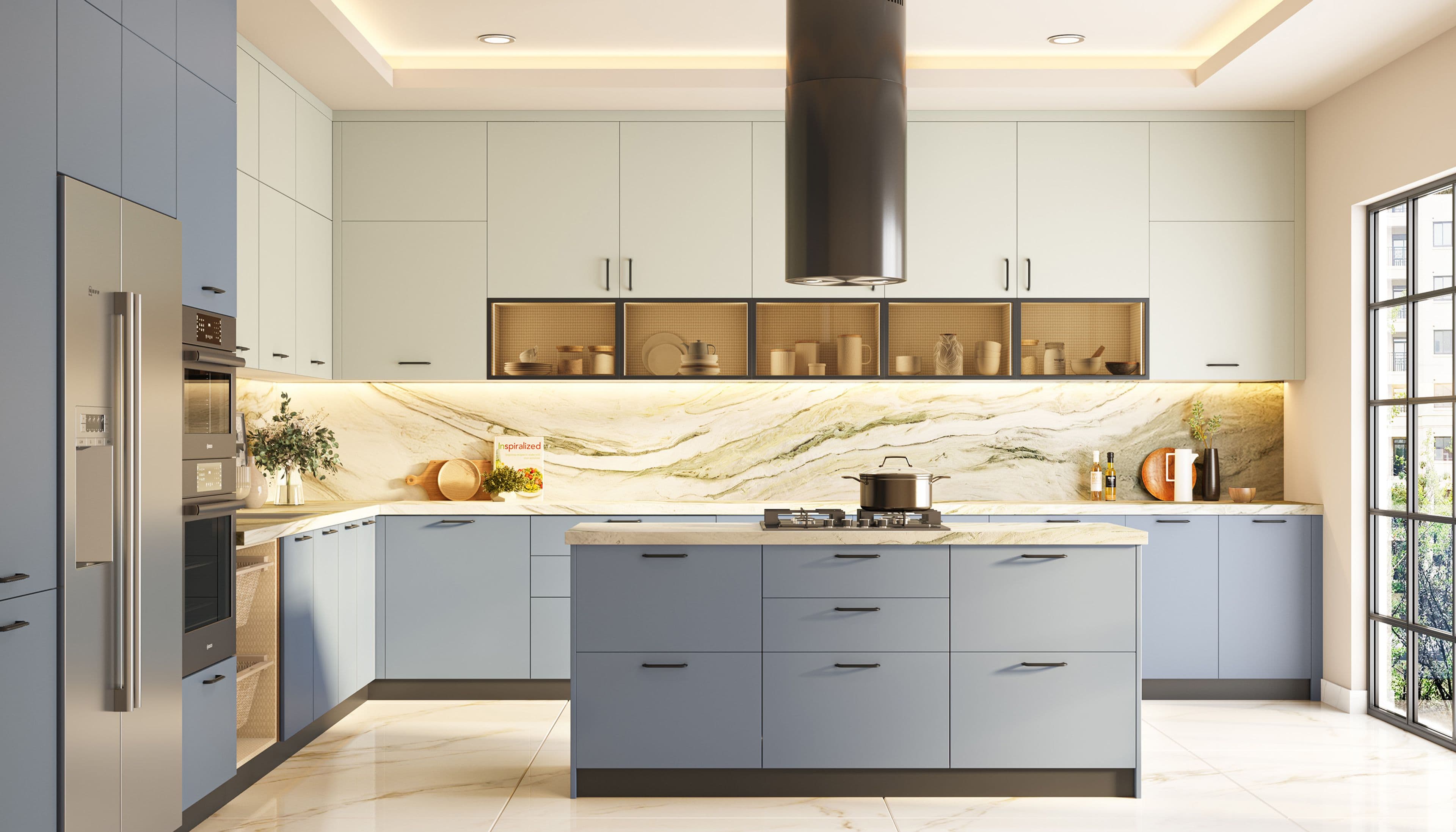 Luxury Island Kitchen - Image 3