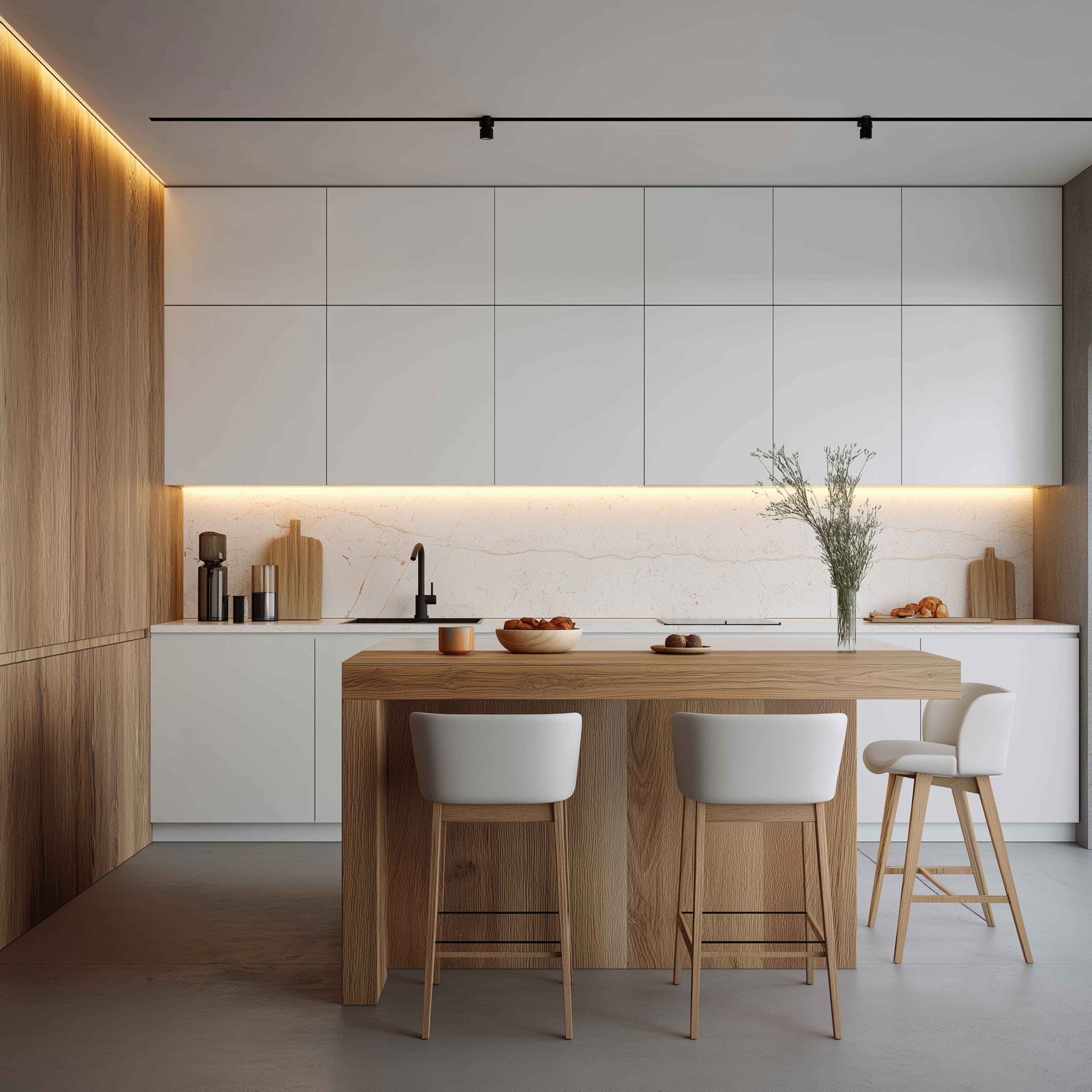 Minimalist Open Kitchen - Image 2