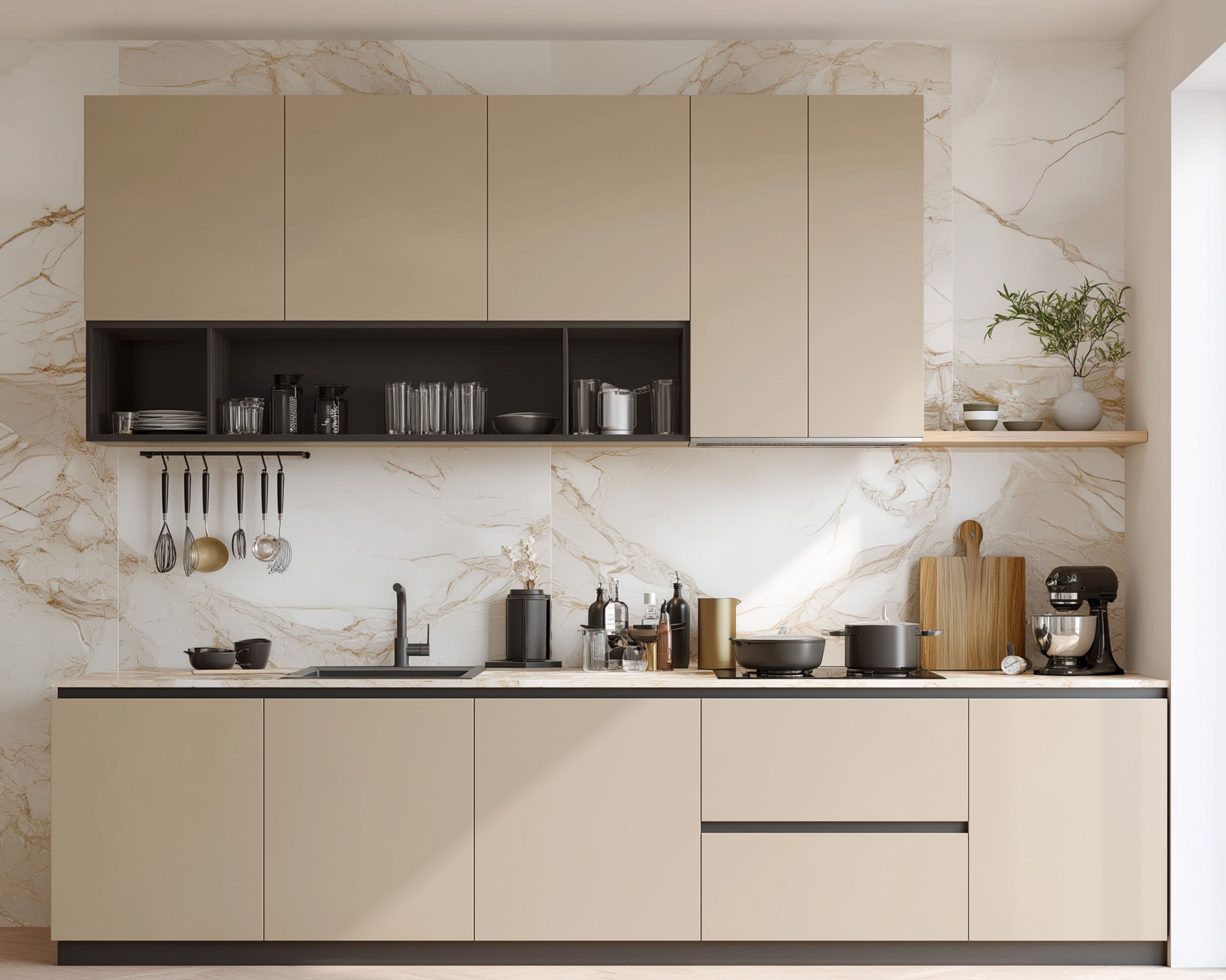 Minimalist Open Kitchen - Image 4