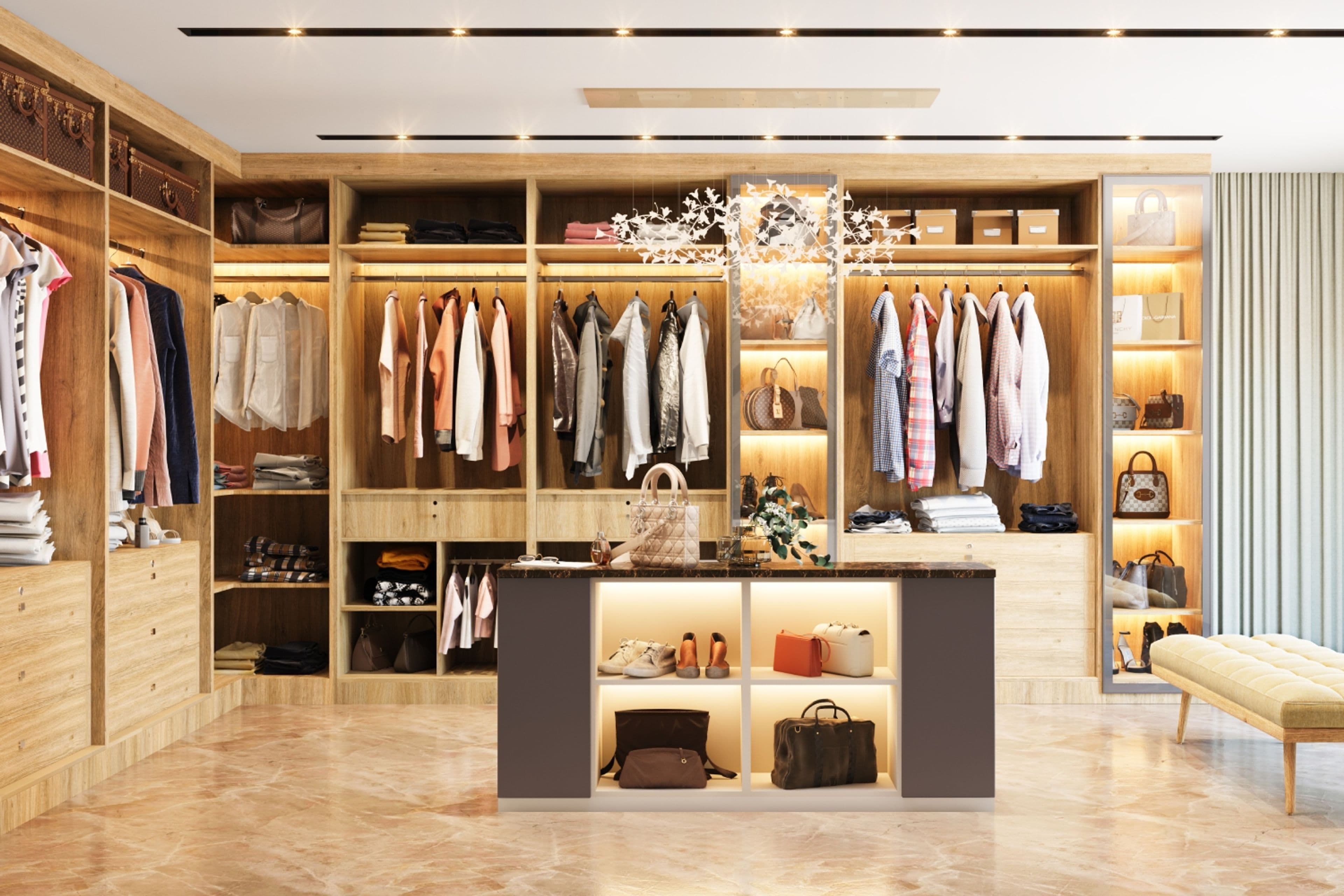 Luxury Walk-in Wardrobe